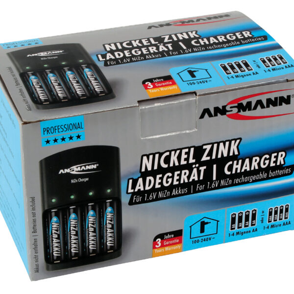 ANSMANN oplader 'NiZn CHARGER', voor Nikkel-Zink-batterijen