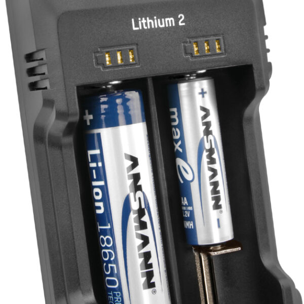 ANSMANN oplader 'Lithium 2', voor NiMH en Li-Ion batterijen