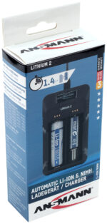 ANSMANN oplader 'Lithium 2', voor NiMH en Li-Ion batterijen