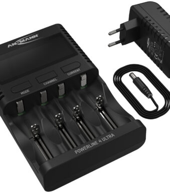 ANSMANN universele oplader Powerline 4 Ultra, zwart