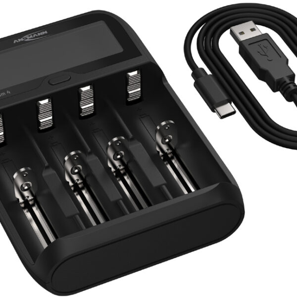 ANSMANN oplader 'Lithium 4', voor NiMH en Li-Ion accu's