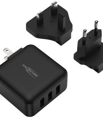 ANSMANN USB-oplader Travel Charger TC315, 3x USB-A