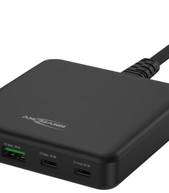 ANSMANN USB-oplader Desktop Charger DC465PD, zwart