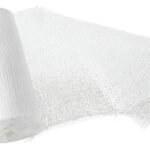 HARO gaasverband elastisch, wit, 60 mm x 4,0 m, set van 2