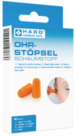 HARO oordopjes, schuimstof, oranje