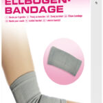 HARO sportbandage 'elleboog', grootte: L, grijs