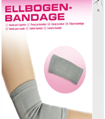 HARO sportbandage 'elleboog', grootte: L, grijs