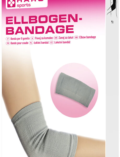 HARO sportbandage 'elleboog', grootte: L, grijs