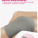 HARO sportbandage 'knie', grootte: M, grijs