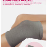 HARO sportbandage 'knie', grootte: L, grijs