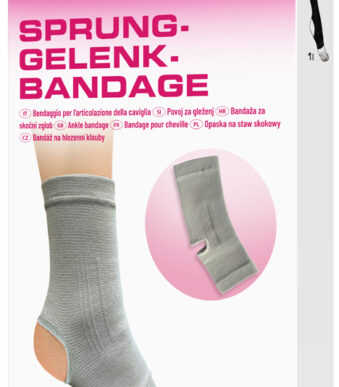 HARO sportbandage 'enkel', grootte: M, grijs