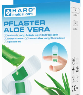HARO pleister-strips 'Aloe Vera', transparant, 10 stuks