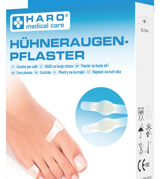 HARO likdoornpleister, transparant, 6 stuks