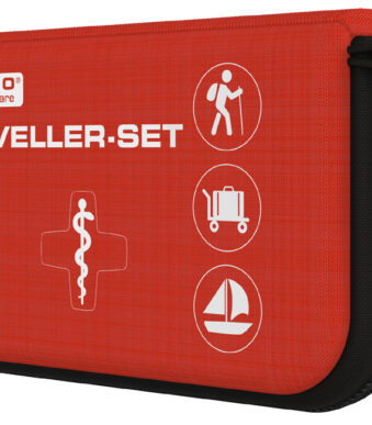 HARO eerste-hulp tas Traveller-Set, 32-delig, rood