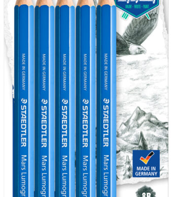 STAEDTLER potlood Mars Lumograph jumbo, 5 stuks