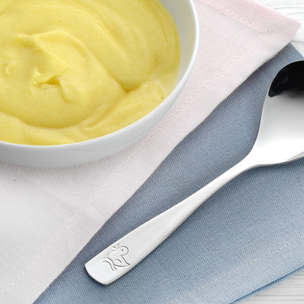 Esmeyer paplepel voor baby's 'Vrolijke Diertjes', roestvrij staal 18/8