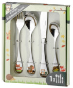 Esmeyer 4-delig kinderbestek FOREST, roestvrij staal 18/10