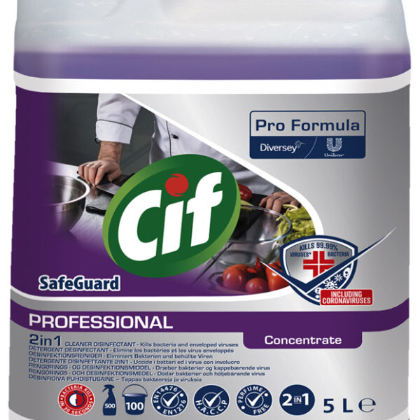 Cif Professional desinfectiereiniger-concentraat 2in1, 5 L