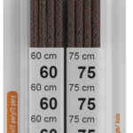 HARO business-schoenveters, rond, 600 / 750 mm, bruin