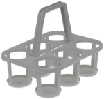 keeeper flessendrager 'paco', 6-voudig, nordic-grey