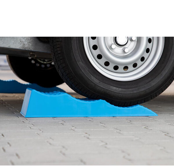 cartrend caravan-egaliserende wig, blauw, set van 2