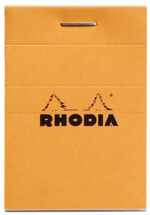 RHODIA schrijfblok no. 10, DIN A8, geruit, oranje