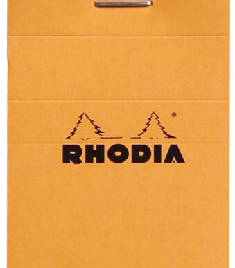 RHODIA schrijfblok no. 10, DIN A8, geruit, oranje