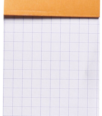 RHODIA schrijfblok no. 10, DIN A8, geruit, oranje