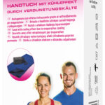 HARO handdoek met koelend effect door verdampingskoeling, blauw