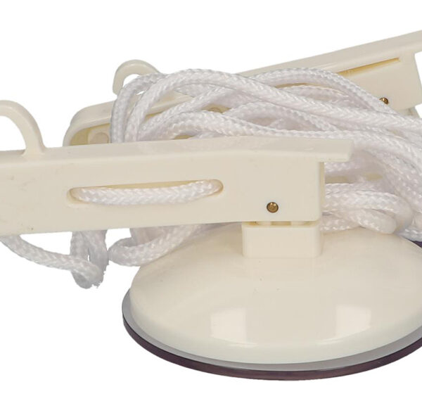 cartrend caravan-waslijn set, van kunststof, wit