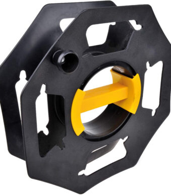 cartrend hand-kabelhaspel, van kunststof, zwart