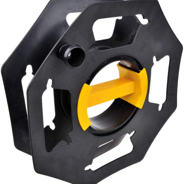 cartrend hand-kabelhaspel, van kunststof, zwart