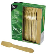 PAPSTAR houten ijslepel ´pure´, lengte: 94 mm, 100 stuks