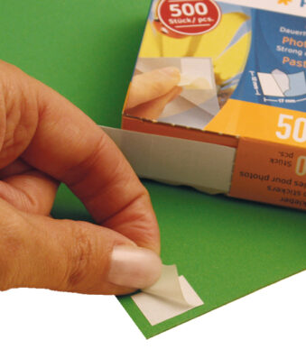 HERMA fotoplakkertjes in kartonnen dispenser, inhoud: 500 stuks