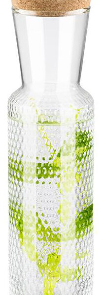 APS glazen karaf DOTS, 0,9 liter, glashelder