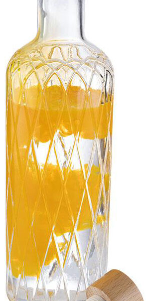 APS glazen karaf DIAMOND, 0,8 liter, glashelder