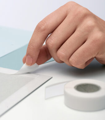 HERMA dubbelzijdig plakband, wit, 12,5 mm x 12 m