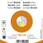 EXACOMPTA systeemkaarten, DIN A6, gelinieerd, kleuren assorti