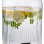 APS drankendispenser, 7 liter, glas/roestvrij staal