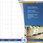 HERMA Power etiketten SPECIAL, 45,7 x 21,2 mm, permanent, 25 vel A4, wit
