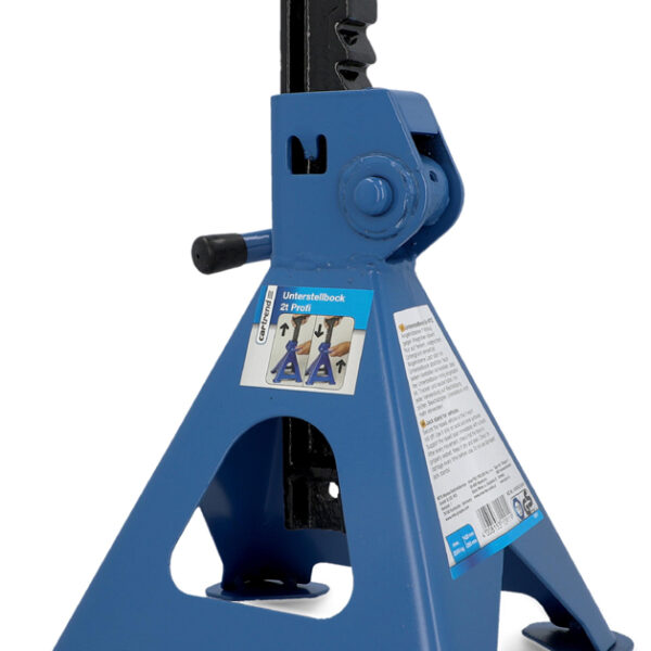 cartrend assteun, draagvermogen: 2.000 kg, blauw