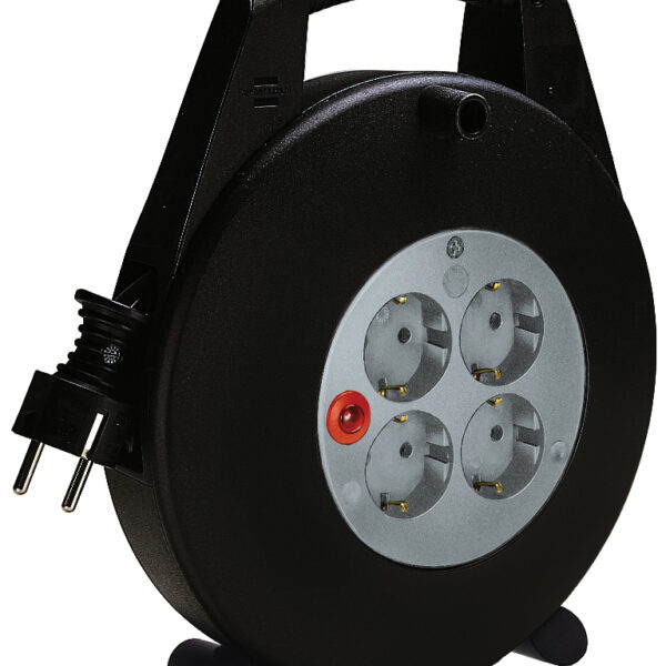 brennenstuhl Kabelhaspel Vario-Line, zwart, kabel: 5 m