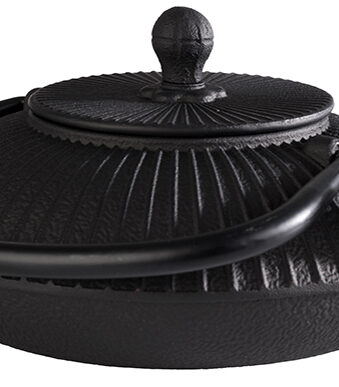 APS theepot ASIA, van gietijzer, 0,8 liter, zwart