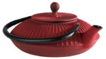 APS theepot ASIA, van gietijzer, 0,8 liter, rood