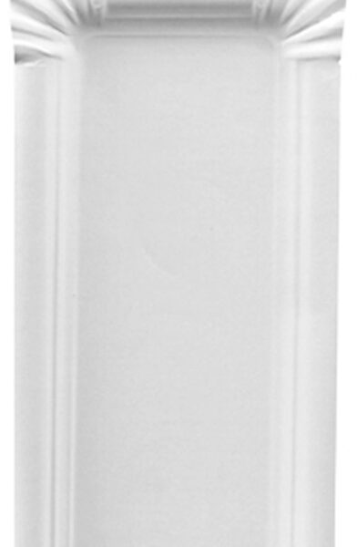 PAPSTAR kartonnen bordje ´pure´ rechthoekig, 80 x 210 mm, wit