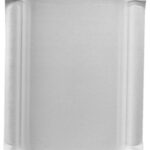 PAPSTAR kartonnen bord ´pure´ rechthoekig, maat: 130 x 200 mm, wit