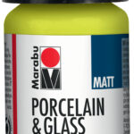 Marabu verf 'Porcelain & Glass', mat, 15 ml, reseda