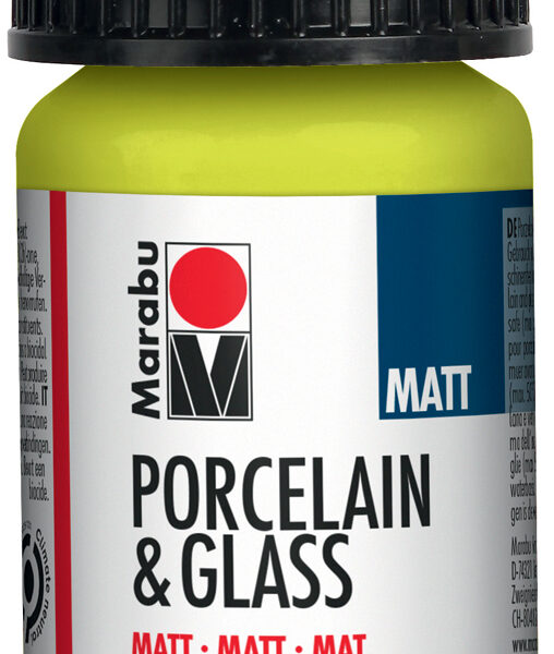 Marabu verf 'Porcelain & Glass', mat, 15 ml, reseda