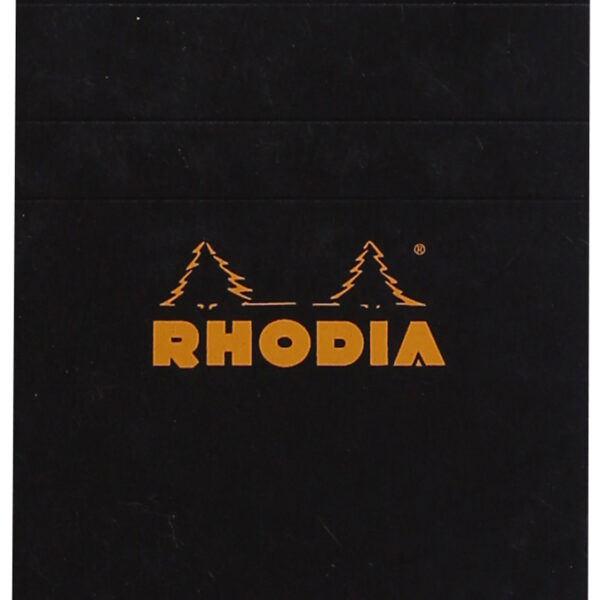RHODIA schrijfblok no. 11, DIN A7, geruit, zwart