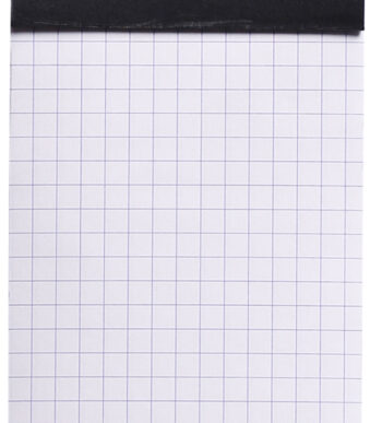 RHODIA schrijfblok no. 11, DIN A7, geruit, zwart